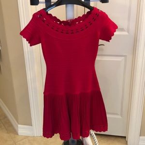 Bright pink cocktail dress